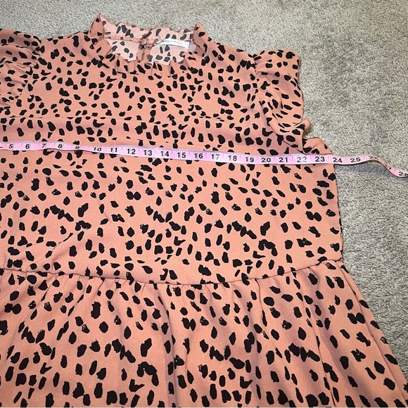 Angashion Women’s Tops Casual Sleeve Ruffle Loose Babydoll Blouse Tunic Size XXL - Picture 10 of 11